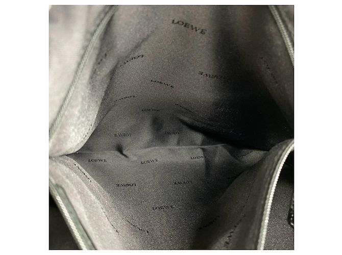 Mini borsa tote Loewe in pelle nappa nera Nero - vista 10