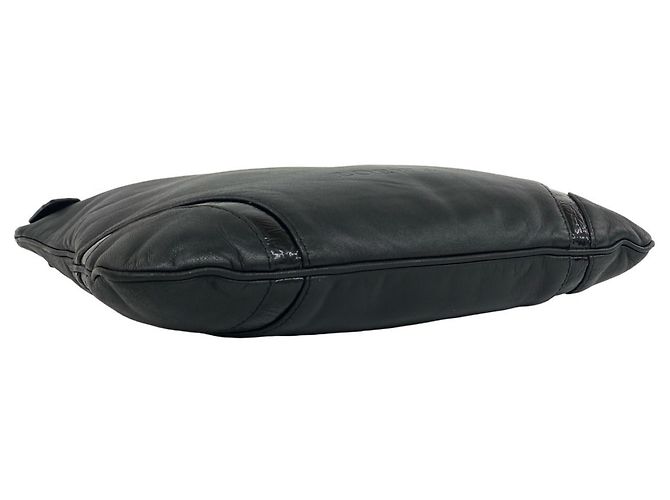 Mini borsa tote Loewe in pelle nappa nera Nero - vista 7