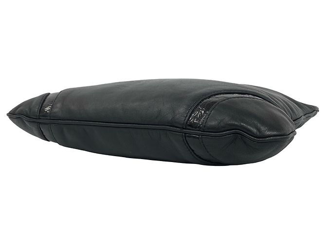 Mini borsa tote Loewe in pelle nappa nera Nero - vista 8