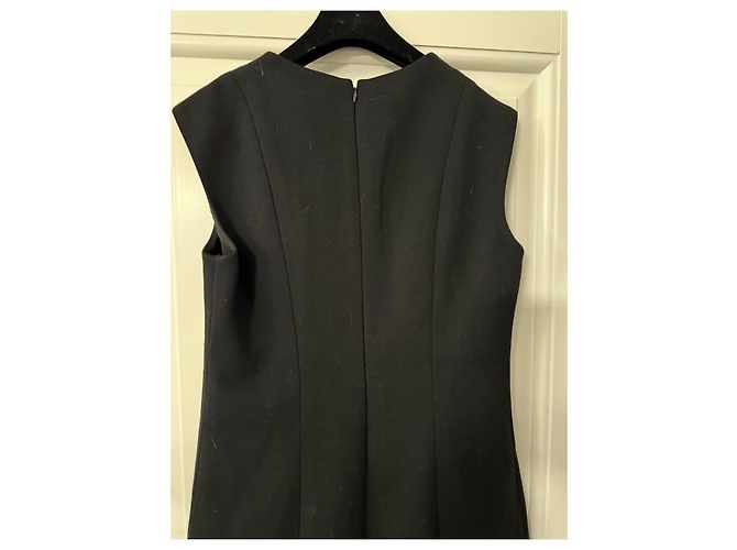 Abito Chanel nero corto con tasche e camelia nuovo - vista 7