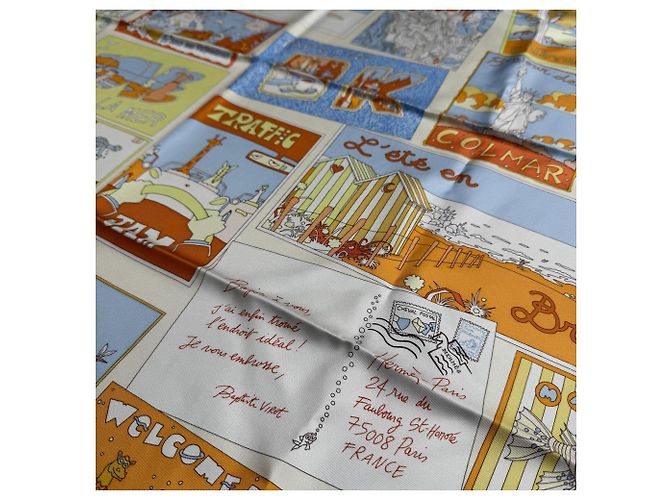 Hermès Hermes Carre 90 Foulard Sciarpa Multicolore - Ansicht 3