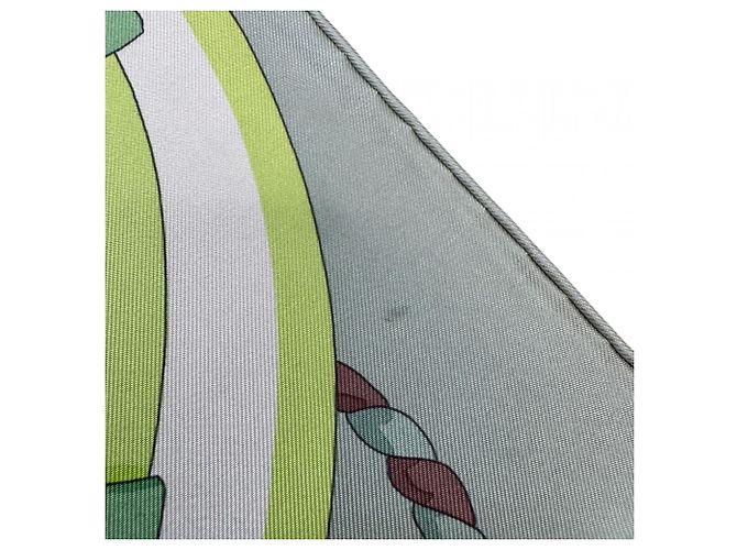 Hermès Foulard Hermes Carre 90 Ronds de Marche Multicolore - vista 10