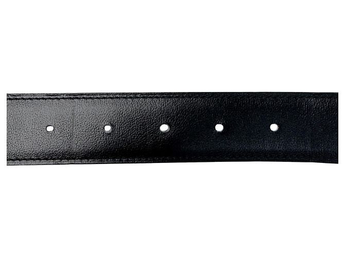 Hermès Cintura reversibile Hermes C Stamp in Nero/Blu - vista 8