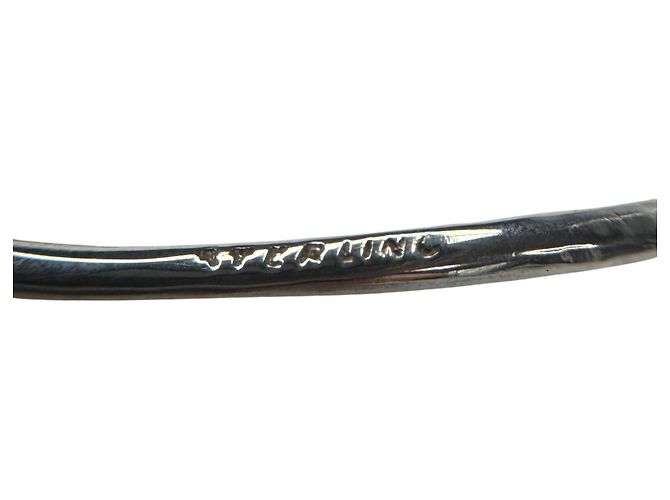 Orecchini a cerchio Tiffany & Co. Open Heart Argento - vista 12