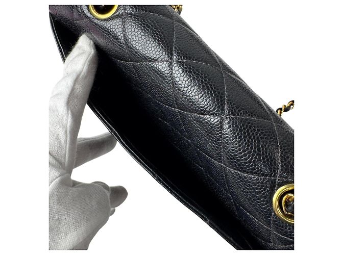 Borsa a tracolla Chanel Diana Flap Matelassé Nero - vista 16