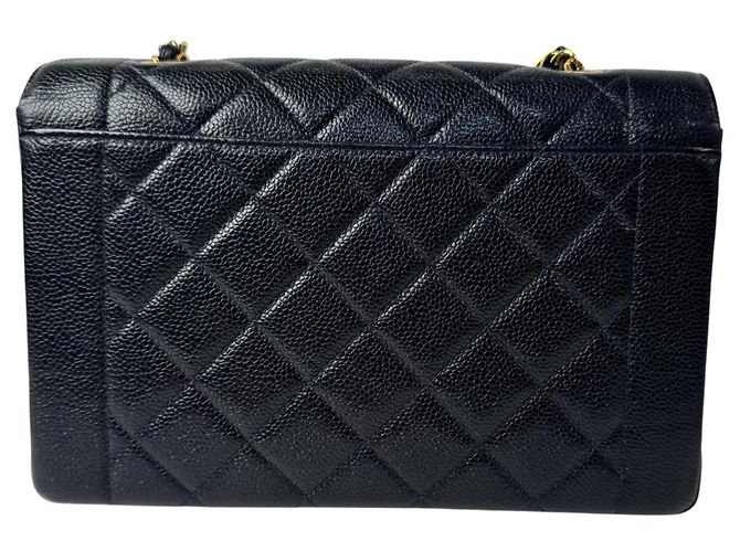 Borsa a tracolla Chanel Diana Flap Matelassé Nero - vista 4