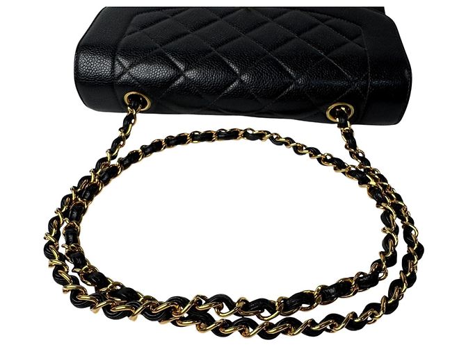 Borsa a tracolla Chanel Diana Flap Matelassé Nero - vista 8
