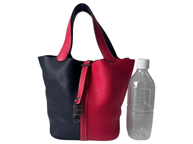 Hermès Borsa Hermes Picotin Lock MM Blu - vista 11