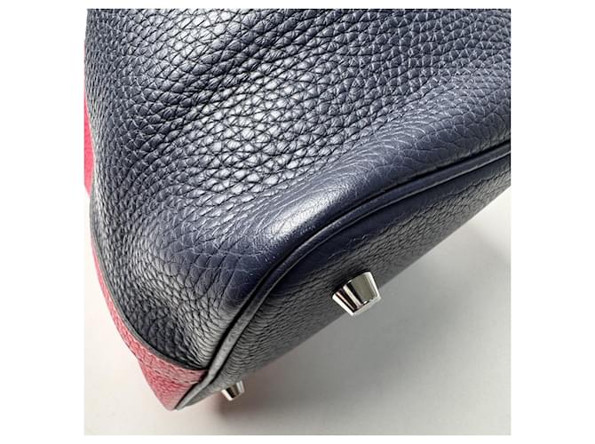 Hermès Borsa Hermes Picotin Lock MM Blu - vista 14