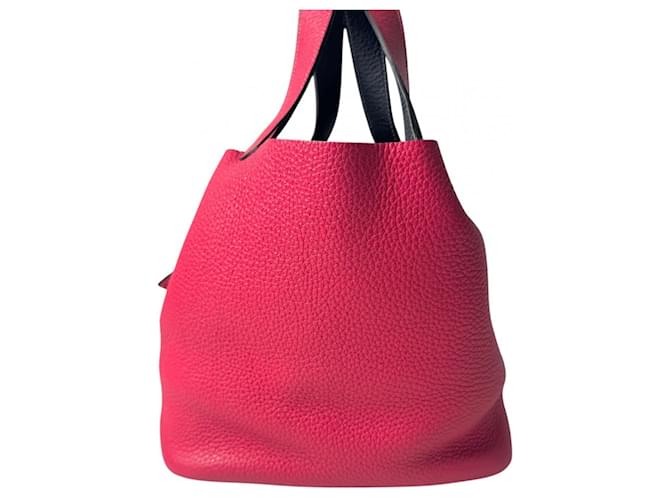 Hermès Borsa Hermes Picotin Lock MM Blu - vista 3