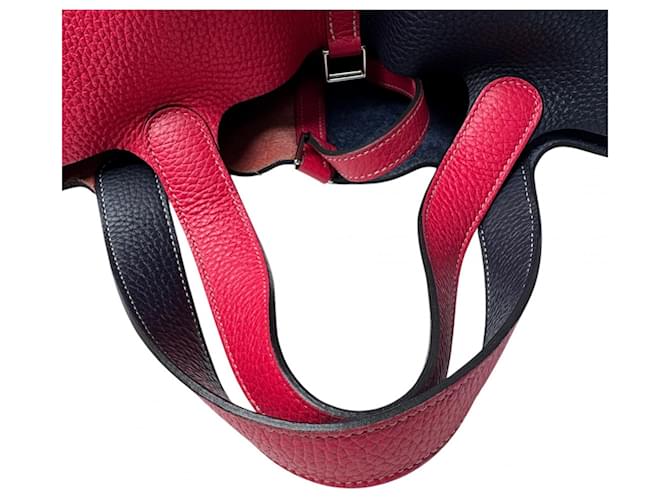 Hermès Borsa Hermes Picotin Lock MM Blu - vista 6