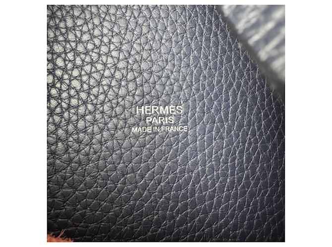 Hermès Borsa Hermes Picotin Lock MM Blu - vista 9