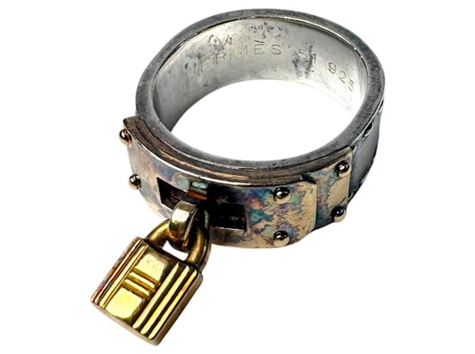 Hermès Hermes Kelly Ring #51 Argento D'oro - vista 2