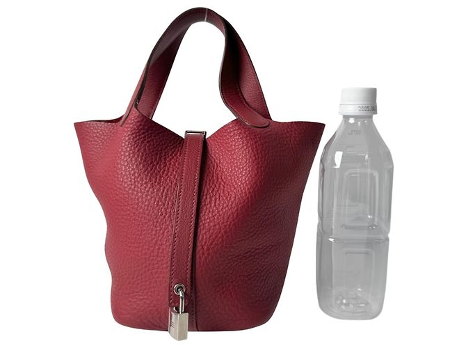 Hermès Hermes Picotin Lock PM Handtasche Rot - Ansicht 11