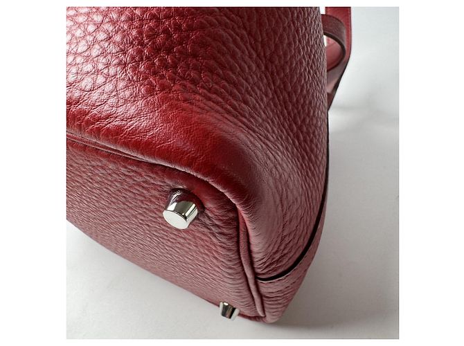 Hermès Hermes Picotin Lock PM Handtasche Rot - Ansicht 15