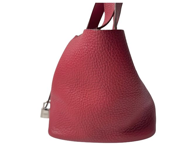 Hermès Hermes Picotin Lock PM Handtasche Rot - Ansicht 3