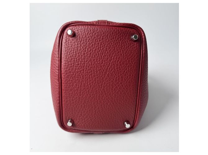Hermès Hermes Picotin Lock PM Handtasche Rot - Ansicht 5