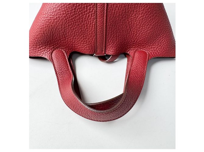 Hermès Hermes Picotin Lock PM Handtasche Rot - Ansicht 6