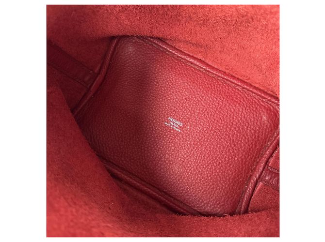 Hermès Hermes Picotin Lock PM Handtasche Rot - Ansicht 8