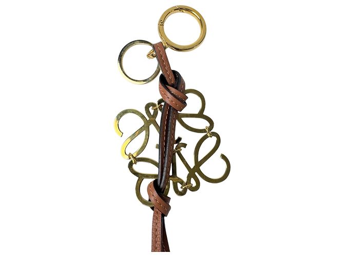 Portachiavi con ciondolo Anagram Loewe da donna D'oro - vista 4
