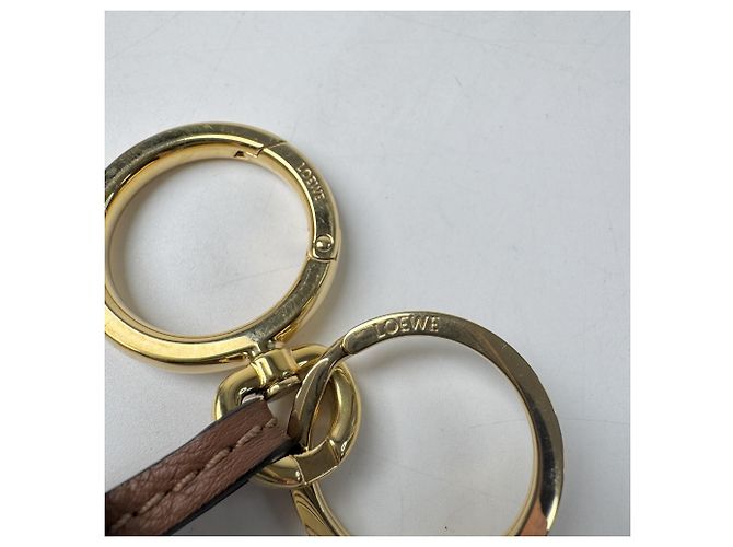 Portachiavi con ciondolo Anagram Loewe da donna D'oro - vista 5