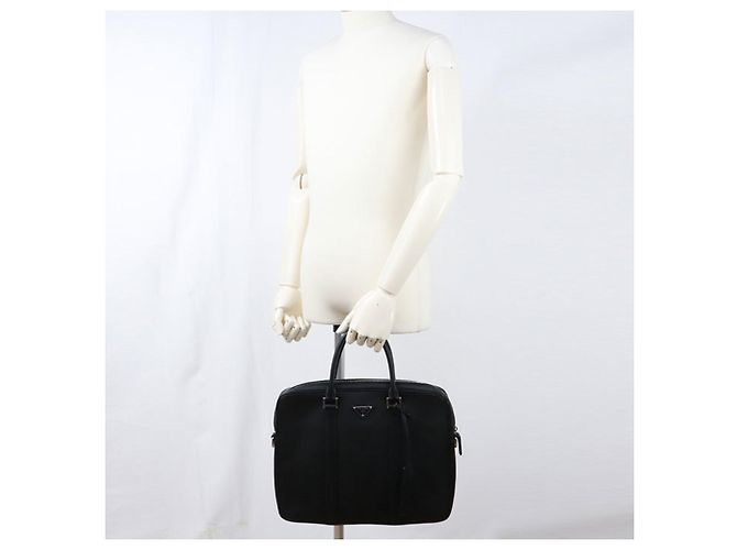 Prada Briefcase 2VE368 Noir - vue 8