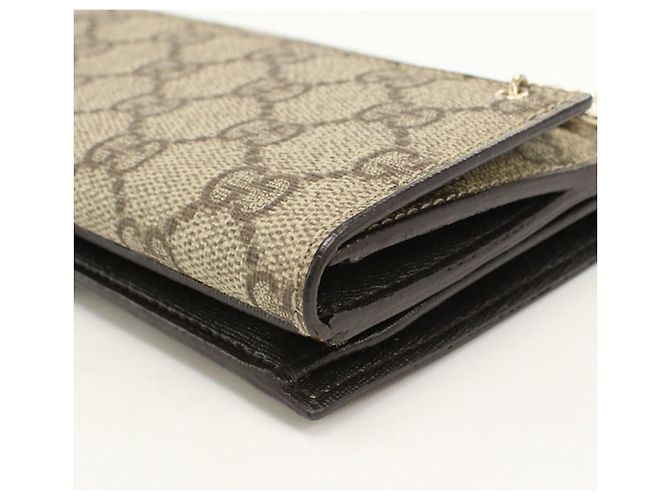 Cartera larga Gucci Bi-fold Beige - vista 5