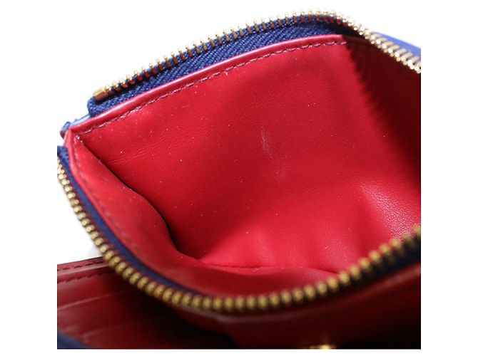 Cartera bi-fold Cassette para mujer Bottega Veneta Azul marino - vista 6