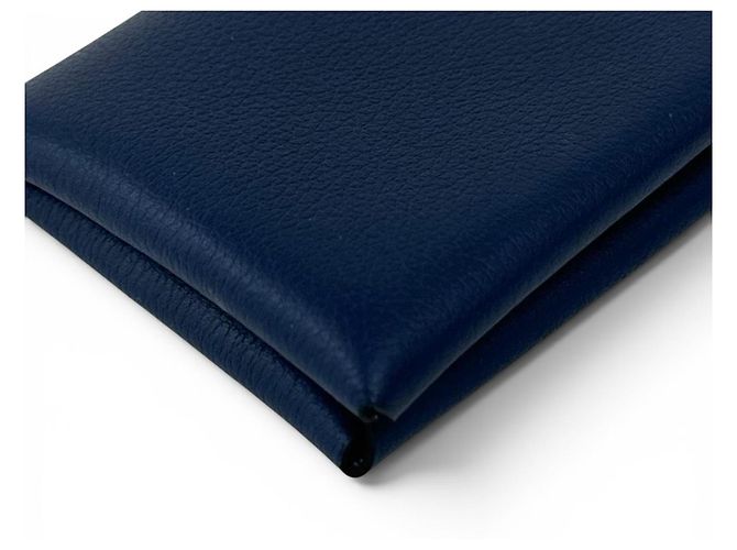 Hermès Hermes Calvi Duo Compact Card Case Azul - vista 8