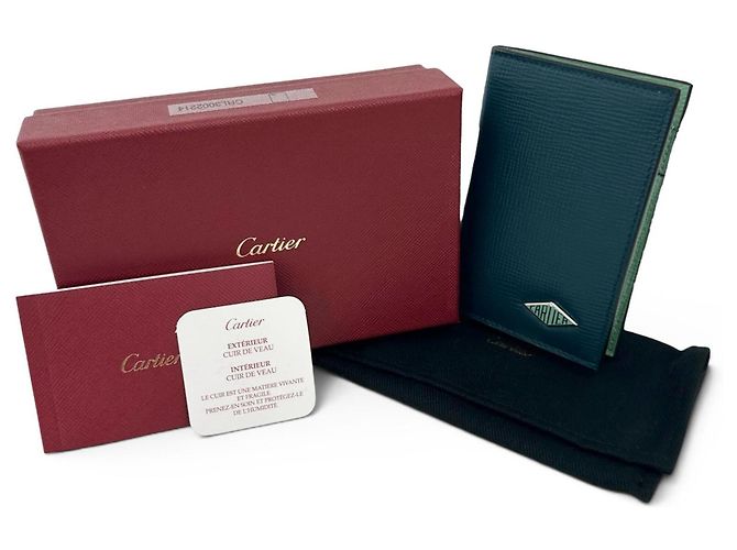 Cartier Leather Card Case Dark green - view 2
