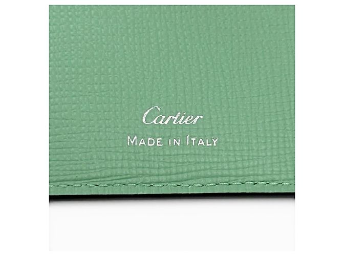 Cartier Leather Card Case Dark green - view 8