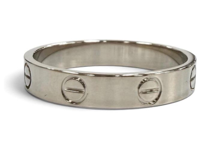 Cartier LOVE Ring Mini in Weißgold Golden - Ansicht 2