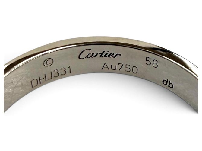 Cartier LOVE Ring Mini in Weißgold Golden - Ansicht 5