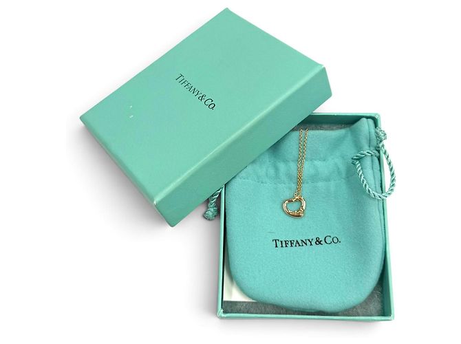 Tiffany & Co Collana con pendente Open Heart Elsa Peretti di Tiffany D'oro - vista 2