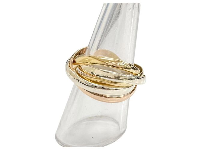 Cartier Trinity 5-Ring Band Ring Golden - Ansicht 2