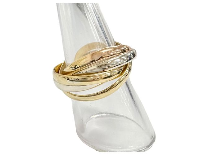 Cartier Trinity 5-Ring Band Ring Golden - Ansicht 3