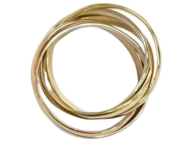 Cartier Trinity 5-Ring Band Ring Golden - Ansicht 5