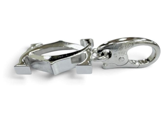 Pendente charm Cartier BR1846 2C in oro bianco D'oro - vista 3