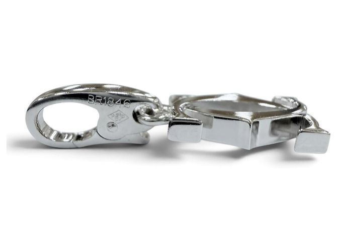 Pendente charm Cartier BR1846 2C in oro bianco D'oro - vista 4