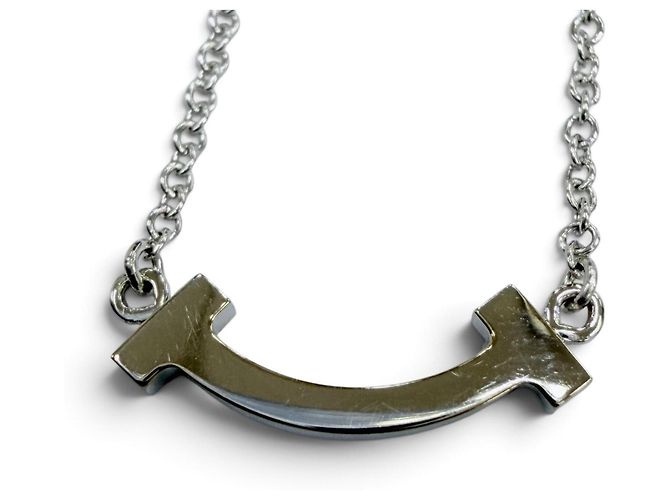 Tiffany & Co Collana con pendente Tiffany T Smile Mini D'oro - vista 4