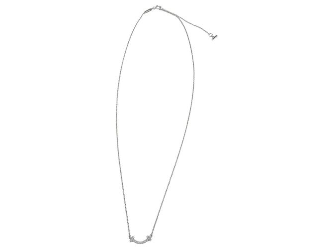 Tiffany & Co Collana con pendente Tiffany T Smile Mini D'oro - vista 5
