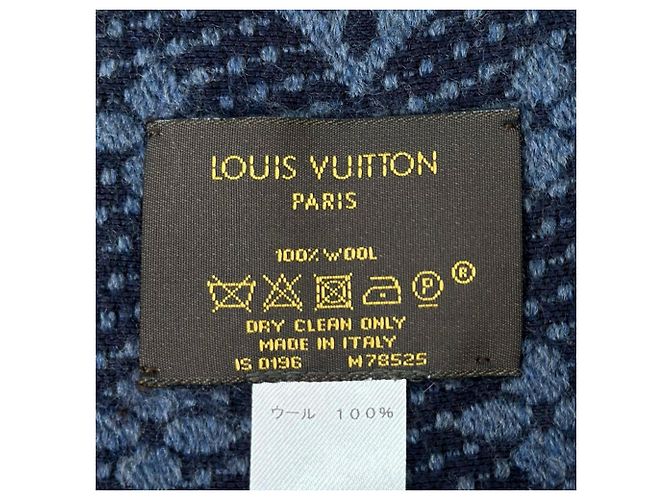 Stola in lana Louis Vuitton in blu - vista 6