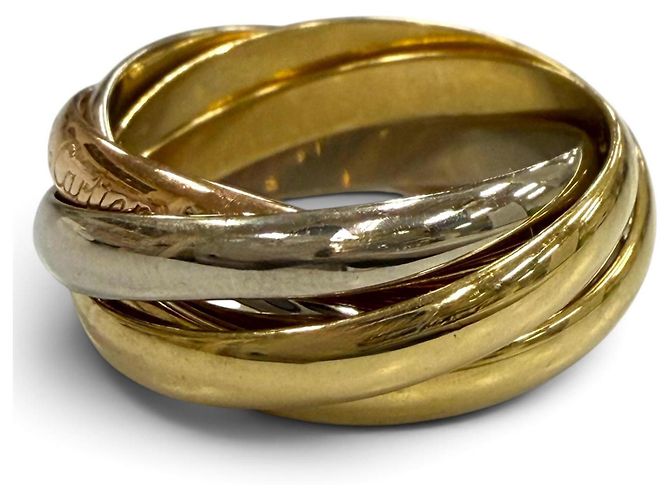 Anillo Cartier Trinity de 5 hileras Dorado - vista 2