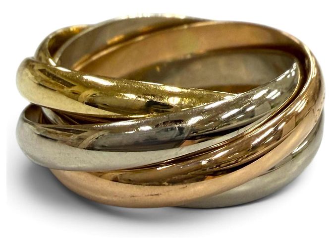 Anillo Cartier Trinity de 5 hileras Dorado - vista 4
