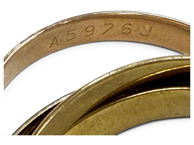 Anillo Cartier Trinity de 5 hileras Dorado - vista 6