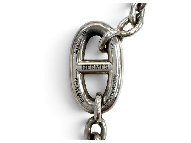 Hermès Bracciale HERMES Farandole AG925 Chaine d'Ancre Argento - vista 7