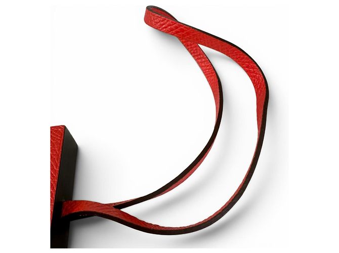 Hermès Hermes Lettre au Carré Initial M Handbag Charm Rosso Blu - vista 5