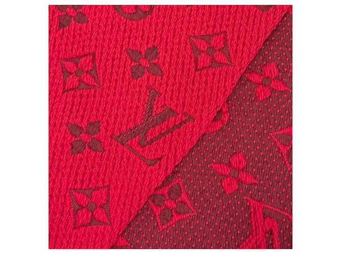 Louis Vuitton Ruby Monogram Stole Red - view 5