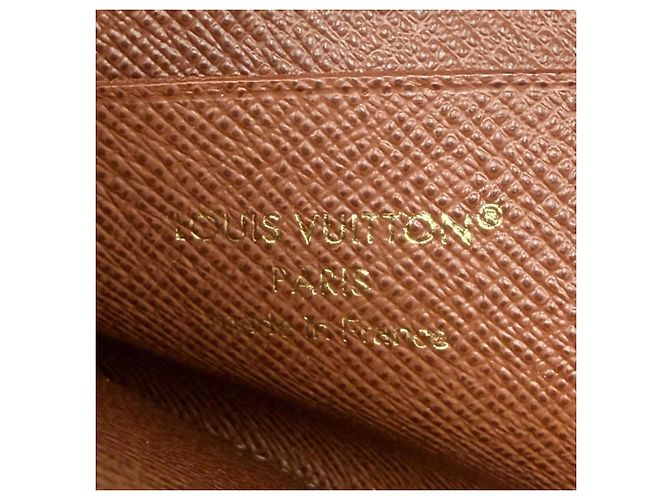 Monedero Compacto Louis Vuitton en piel Armagnac - vista 9