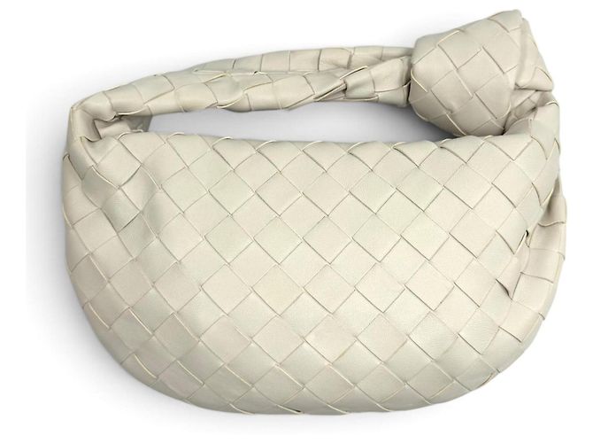 Borsa Bottega Veneta Mini Jodie Heart Bianco Rosso - vista 3